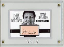 Muhammad Ali Signed Autographed Float Like A Butterfly Trading Card PSA DNA