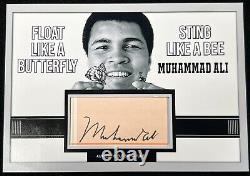 Muhammad Ali Signed Autographed Float Like A Butterfly Trading Card PSA DNA