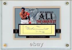 Muhammad Ali Signed Autographed The Greatest Trading Card Auto PSA DNA