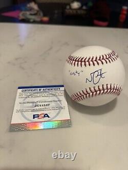 NESTOR CORTES Signed NASTY NESTOR OMLB Rawlings Baseball Ball Auto PSA/DNA