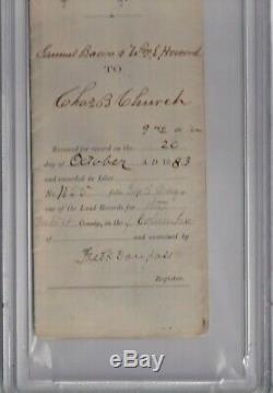 NM 8! Frederick Douglass Abolitionist PSA DNA Slabbed Autographed 1883 Signed