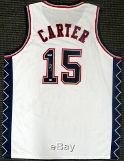 New Jersey Nets Vince Carter Autographed Signed White Jersey Psa/dna 141208