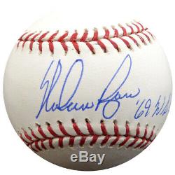 Nolan Ryan Autographed Signed Mlb Baseball Mets 69 Ws Champs Psa/dna 17477