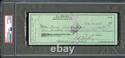 Nov 1975 Elvis Presley The King Hand Signed Bank Personal Check Auto Psa/dna