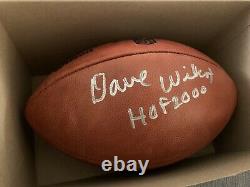 Official NFL The Duke 100 Wilson Leather Football PSA/DNA Signed HOF 2000