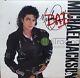 Psa/dna/autographed Bad Michael Jackson Signature First Pressed Korea 1987