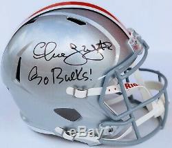 PSA/DNA Ohio State #2 CHASE YOUNG Signed Autographed SPEED Football Helmet BUCKS