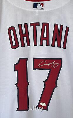 PSA/DNA Shohei Ohtani Signed Autographed White Nike Angels Jersey Auto