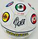Pele Signed Brazil Soccer Ball Autographed Country Flags Psa/dna Itp Coa