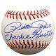 Pete Rose Autographed Signed Mlb Baseball Reds Charlie Hustle Psa/dna 59084