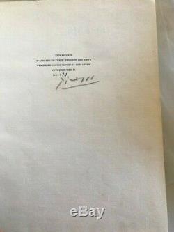 Picasso The Recent Years First Edition Psa/dna Signed By Picasso Very Rare