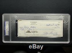 Pistol Pete Maravich Psa/dna Handwritten Signed Check Autographed #81997542