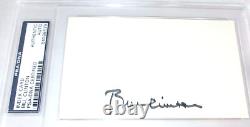 President Bill Clinton / Autographed Signed Index Card / PSA/DNA Slabbed
