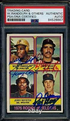 Randolph McKay Royster Staiger PSA DNA Signed 1976 Topps Autograph