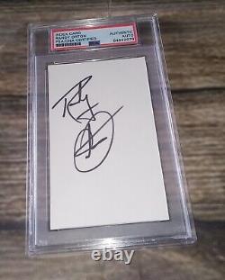 Randy Orton Autographed Signed RARE EARLY AUTO 3x5 Index Card PSA/DNA CERTIFIED