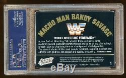 Randy Savage 1994 Action Packed Wwf Auto Psa/dna #d /500 Bold Perfect Autograph