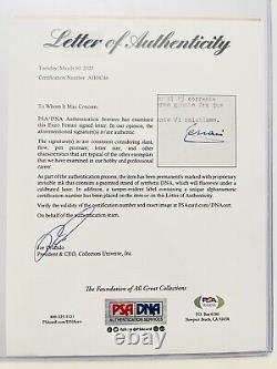 Rare Signed ENZO FERRARI 1954 Letter PSA/DNA Authentication
