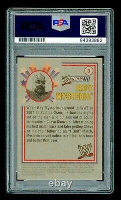 Rey Mysterio 619 PSA/DNA Certified 2007 Topps Signed Autograph Auto Slabbed