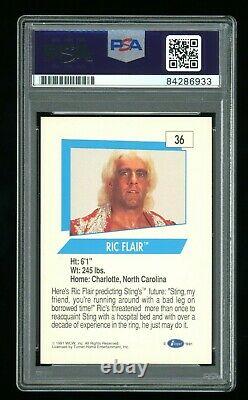 Ric Flair PSA/DNA 1991 Impel WCW #36 Autographed Auto Card HOF WWF