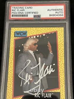Ric Flair Signed WCW Card PSA DNA Slabbed 4 Horseman Auto Autograph WWE Wrestlin