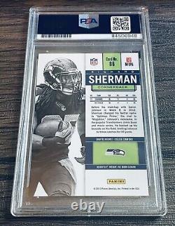Richard Sherman 2012 Panini Contenders #86 Signed Rc Rookie Card Psa/dna Auto