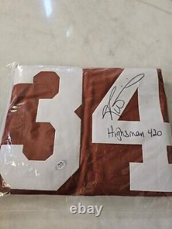 Ricky Williams Autographed Signed Jersey PSA/DNA COA Texas Longhorns