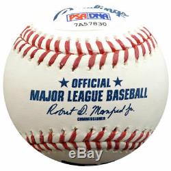Robin Yount Autographed Signed Mlb Baseball Brewers Hof 99 Psa/dna 107003