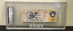 Robin Yount Signed Autographed 3,000 Hit Game Ticket 9/9/1992 PSA DNA COA