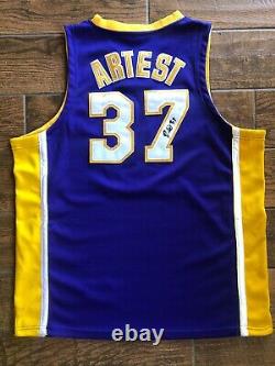 Ron Artest NBA Champ Signed Los Angeles Lakers Jersey UDA PSA/DNA Beckett