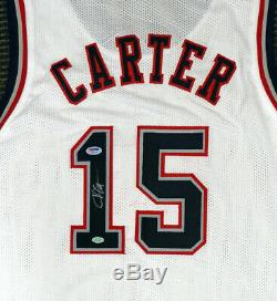 Sale! New Jersey Nets Vince Carter Autographed Signed White Jersey Psa/dna
