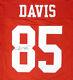 San Francisco 49ers Vernon Davis Autographed Signed Red Jersey Psa/dna 16454