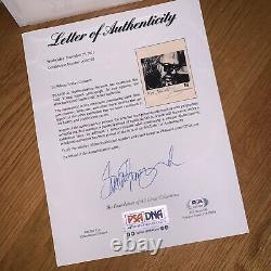 Signed Neil Young Autographed PSA/DNA Certified COA LOA 8x10 Photo Rare Picture