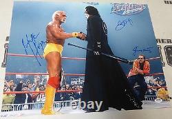 Sting Hulk Hogan Jimmy Hart Signed WCW 16x20 Photo PSA/DNA COA Picture WWE AEW