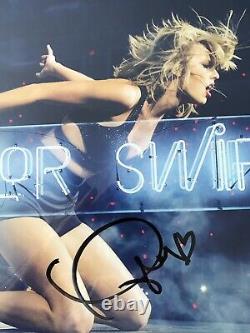 Taylor Swift Signed 1989 Live Neon Lithograph PSA DNA COA LOA Autograph #AC04185
