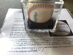 Ted Williams AUTOGRAPHED Baseball PSA/DNA Authentication Grade Mint 9