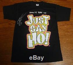 The Godfather Signed Auto'd 1999 WWE WWF Ho Train Shirt PSA/DNA COA L Autograph