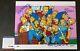 The Simpsons Matt Groening & Cast Signed 11x14 Withhomer Drawing Psa/dna