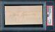 Tris Speaker Hof Autographed 5x2.5 Cut Card Cleveland Indians Psa/dna 182128