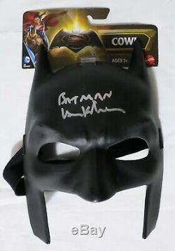 Val Kilmer Signed Authentic Autographed Batman Mask withInsc. PSA/DNA COA