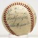 1952 Yankees Équipe Signé Autographed Baseball Mickey Mantle Rare Psa / Adn Z05657
