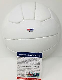 1958 World Cup Pele Signed Leather Vintage Soccer Ball Autographied Psa Dna Itp