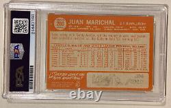 1964 Topps Juan Marichal Signé Carte De Baseball Psa/adn #280 Giants