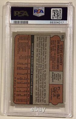 1972 Carte De Baseball Signée Topps Steve Garvey #686 Psa 5 Psa/adn Auto Grade 10