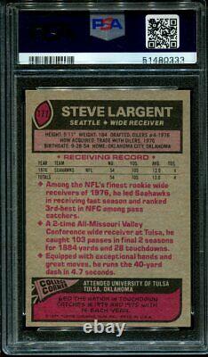 1977 Topps #177 Steve Largent Rc Hof Psa Authentic Dna Auto 10 F1016527-333