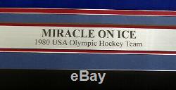 1980 Miracle On Ice Autographié Avec 20 Encadré Signée Sigs Psa / Adn Itp 159397