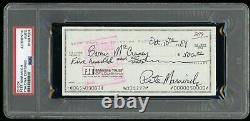 1984 Pistolet Pete Maravich Signé Autographed Check Psa /dna Certified