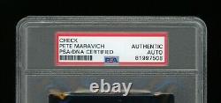1984 Pistolet Pete Maravich Signé Autographed Check Psa /dna Certified