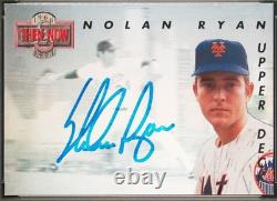 1993 Upper Deck Then & Now NOLAN RYAN Carte de Baseball Signée PSA / DNA Auto 10