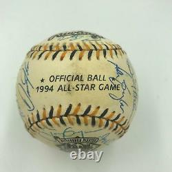 1994 All Star Game Nl Équipe De Baseball Signée Obligations Maddux Gwynn Biggio Psa Adn Coa
