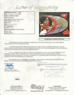 1997 Spx Michael Jordan Super Deck Card 5 Adn De Psa Signé Autographed Die Cut Uda